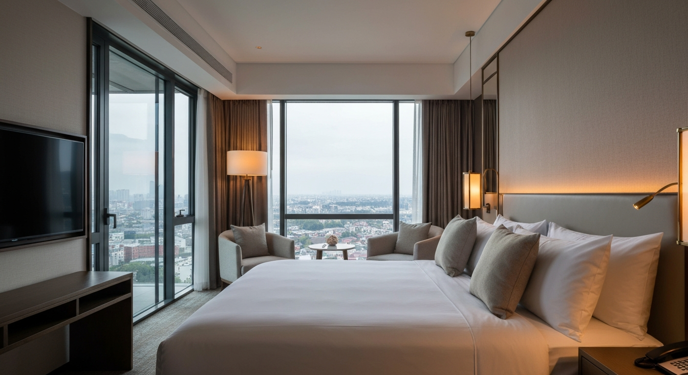 Suite Ávila con cama King y vista a la montaña