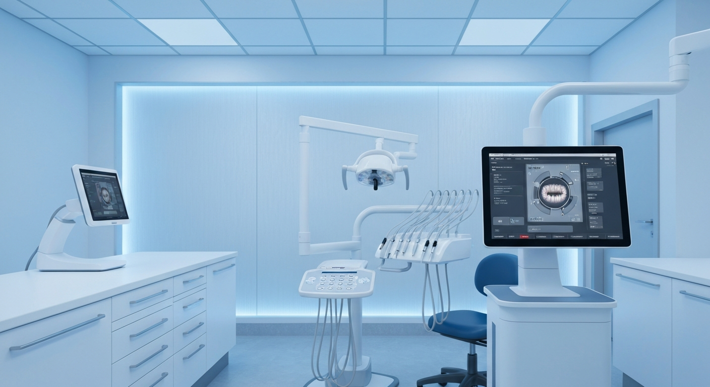 Tecnología de escáner 3D dental.