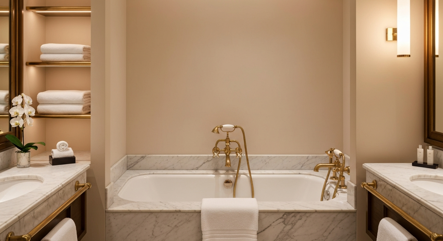 Baño de mármol de la Junior Suite