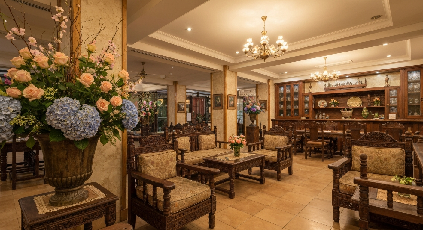 Lobby del Hotel Mirador del Ávila con diseño atemporal